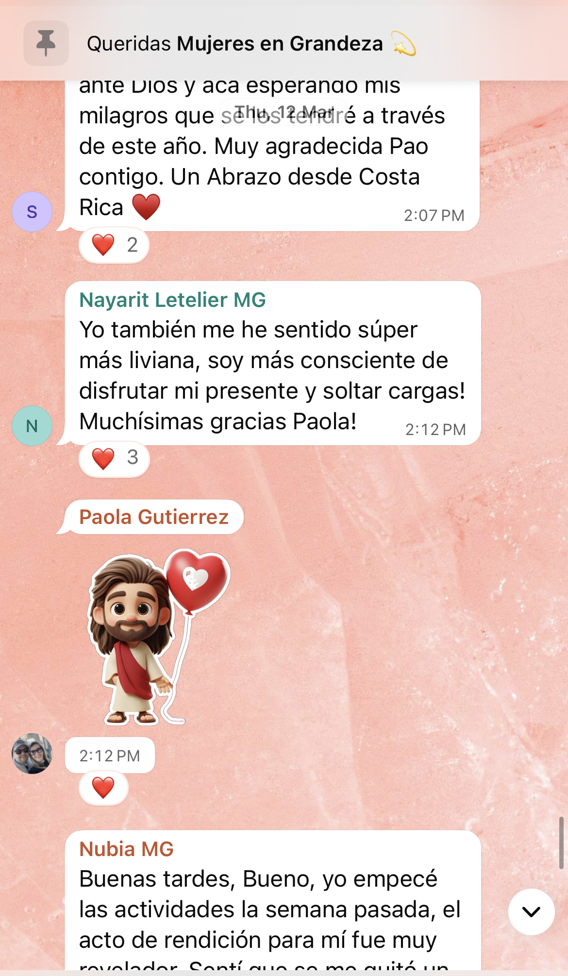 Testimonio de alumna