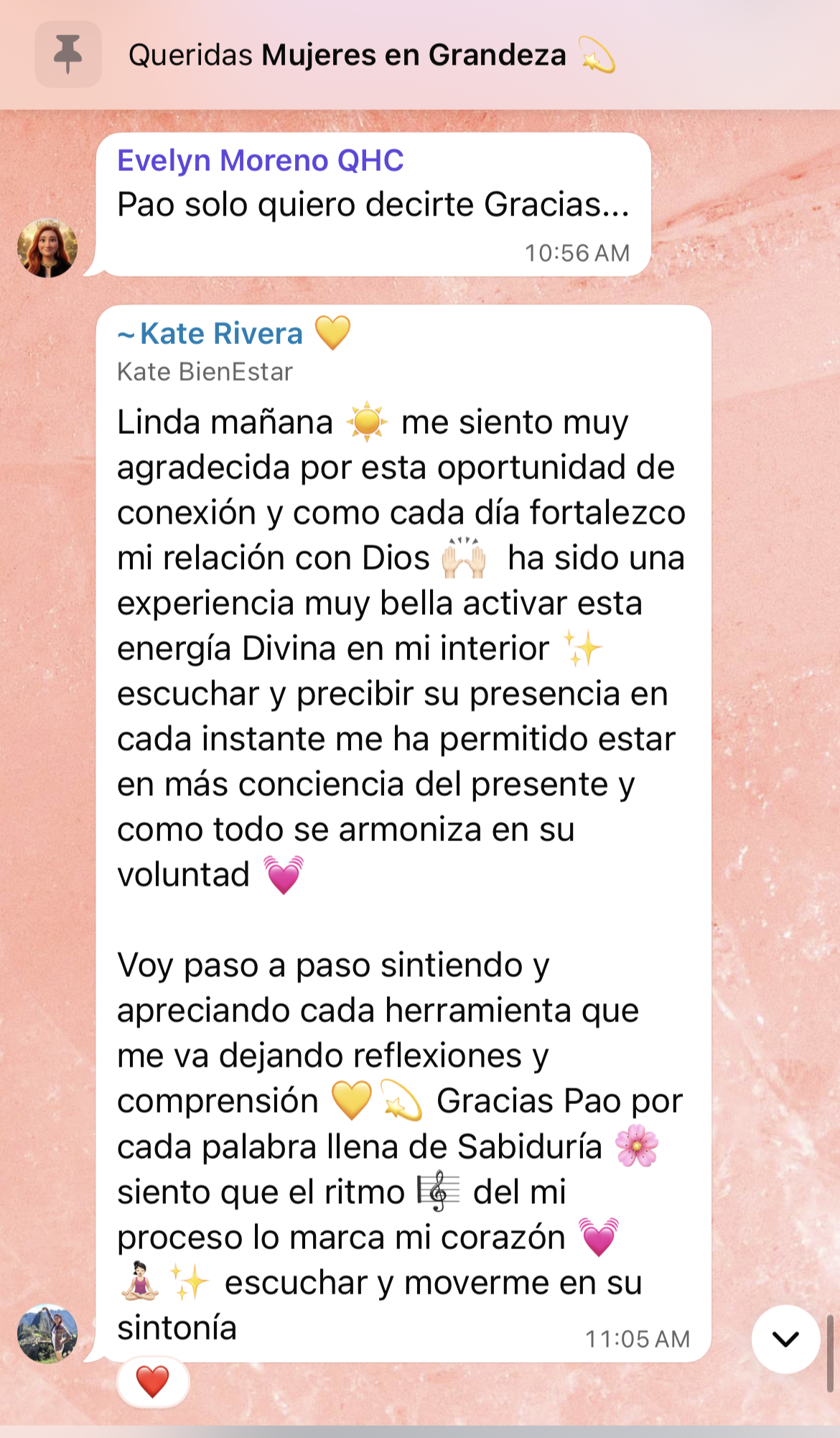 Testimonio de alumna